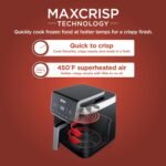 Ninja | Air Fryer | 6.5 QT Pro XL Capacity fits 9lbs of Wings | 6-in-1 Max Crisp, Air Fry, Roast, Bake, Reheat & Dehydrate | Nonstick Basket, Crisper Plate & Recipe Guide | Grey | AF181 - Image 3
