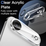 JETech Camera Lens Protector for iPhone Air, 9H Tempered Glass, Anti-Scratch, Case Friendly, Does Not Affect Night Shots, HD Clear, 3-Pack, 6.5-Inch Display (Clear) - Image 4