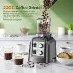 Blender, 68Oz. Countertop Blenders with 20Oz. Grinder, 28000 RPM Kitchen Blender for Smoothies, Ice Crushing, Frozen Fruits, Self-Cleaning, Speed Adjustable, Black - Image 4
