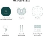 ecobee Smart Thermostat Enhanced - Programmable Wifi Thermostat - Works with Siri, Alexa, Google Assistant - Energy Star Certified - Smart Home - Image 3