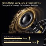 CCA Xyrra Dual Driver in-Ear Monitor Headphones,1DD+1BD HiFi IEM Earphones,Wired Gaming Earbuds for Gamers Musicians - Image 5