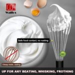 Stainless Steel Wire Whisk Set - 3 Packs Balloon Whisk, Thick Wire Wisk ＆ Strong Handles, Egg Frother for Cooking, Blending, Whisking, Beating and Stirring (7"+9"+11") - Image 3
