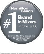 Hamilton Beach Classic Stand and Hand Mixer, 4 Quarts, 6 Speeds with QuickBurst, Bowl Rest, 290 Watts Peak Power, Black and Stainless - Image 5