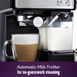 Mr. Coffee Espresso and Cappuccino Machine Stainless Steel Programmable Coffee Maker with Automatic Milk Frother 15-Bar Pump Ideal for Home Baristas - Image 3