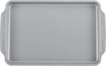 Farberware Nonstick Steel Bakeware Set with Cooling Rack, Baking Pan and Cookie Sheet Set with Nonstick Bread Pan and Cooling Grid, 10-Piece Set, Gray - Image 5