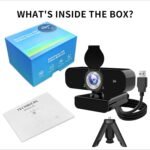Lusinx 2K Webcam for Computer, USB Plug&Play, Auto Low Light Correction, Privacy Cover, Tripod, Wide Angle for Meeting/Online Video/Zoom, Web Cam with Microphone - Image 5