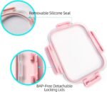 C CREST [10 Pack] Glass Meal Prep Containers, Food Storage Containers with Lids Airtight, Glass Lunch Boxes, Microwave, Oven, Freezer and Dishwasher Safe - Image 4