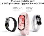 XIAOMI Mi Smart Watch Band 10, 5ATM Waterproof Fitness Step Tracker Sports Digital Smart Watch Health Band for Men Women, 1.72" AMOLED Display, 150+ Sports Modes 24/7 Sleep Monitor (Black) - Image 3