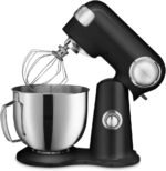 Cuisinart Stand Mixer, 12 Speed, 5.5 Quart Stainless Steel Bowl, Chef’s Whisk, Mixing Paddle, Dough Hook, Splash Guard w/ Pour Spout, Onyx, SM-50BK, Manual - Image 3