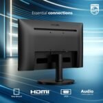 Philips New 27-inch Class Thin Full HD (1920 x 1080) 100Hz Monitor, VESA, HDMI x 1, VGA Port x1, Eye Care, 4 Year Advance Replacement Warranty, 271V8LB, Black - Image 5