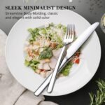 KINGSTONE Silverware Set, 20 Piece Flatware Cutlery Set for 4, 18/10 Stainless Steel Silverware Mirror Polished Dishwasher Safe for Home, Restaurant, Wedding, Party(Silver, 20 pieces for 4) - Image 4