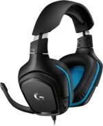 Logitech G432 Wired Gaming Headset, 7.1 Surround Sound, DTS Headphone:X 2.0, Flip-to-Mute Mic, PC (Leatherette) Black/Blue - Image 3