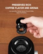 SHARDOR Electric Burr Coffee Grinder 2.0, Adjustable Burr Mill with 16 Precise Grind Setting for 2-14 Cup, Black - Image 3
