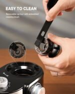 SHARDOR Electric Burr Coffee Grinder 2.0, Adjustable Burr Mill with 16 Precise Grind Setting for 2-14 Cup, Black - Image 6