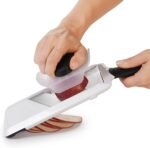 OXO Good Grips Handheld Mandoline Slicer for Kitchen, Adjustable Vegetable Slicer - Image 4