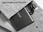 Maxone 500GB Ultra Slim Portable External Hard Drive HDD USB 3.0 Compatible with PC, Laptop, Charcoal Grey - Image 4