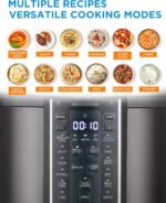 Midea 12-in-1 Electric Pressure Cooker, 8 Quarts, 12 Presets, Multi-Functional Programmable Slow Cooker, Rice Cooker, Steamer, Sauté Pan, Yogurt Maker, and More, Stainless Steel - Image 4