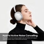 Srhythm NiceComfort 95 Hybrid Noise Cancelling Headphone Wireless, Bluetooth Headset with Transparency Mode,ENC,HD Sound - Image 4