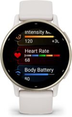 Garmin vívoactive 5, Health and Fitness GPS Smartwatch, AMOLED Display, Up to 11 Days of Battery, Ivory - Image 3