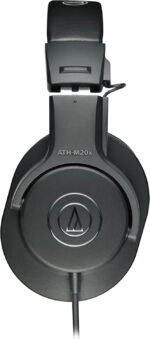 Audio-Technica ATH-M20x Professional Studio Monitor Headphones, Black - Image 3
