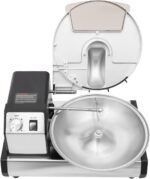 250W Commercial Food Processor, 5.3QT Vegetable Chopper Food Mixer Machine, 1500RPM Blade Speed, Stainless Steel Removable Bowl 1-15 Timer, for Hotpot Restaurants - Image 5