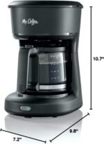 Mr. Coffee® 5-Cup Mini Brew Switch Coffee Maker, Black - Image 3