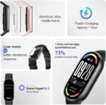 XIAOMI Mi Smart Band 10 (2025) - 1.72" AMOLED Display | 21 Days Battery Life | Touchscreen, Multi-Sport Tracker, Activity Tracker, Heart Rate Monitor | BT5.4 - Midnight Black - Image 4