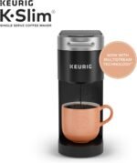 Keurig K-Slim Single Serve K-Cup Pod Coffee Maker, Multistream Technology, 3 Brew Sizes, Slim and Sleek Design, 46oz Removable Reservoir, Black - Image 3