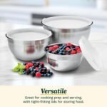Cuisinart Mixing Bowl Set, Stainless Steel, 3-Piece, CTG-00-SMB - Image 3