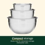 Cuisinart Mixing Bowl Set, Stainless Steel, 3-Piece, CTG-00-SMB - Image 4