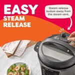 Instant Pot 6QT RIO 7-in-1 Multi-Cooker, Pressure Cooker, Slow cook, Sauté, Steam, Rice Maker, Yogurt, & Warmer, Black, 6 Quarts - Image 4