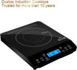 Duxtop Portable Induction Cooktop, Countertop Burner Induction Hot Plate with LCD Sensor Touch 1800 Watts, Black 9610LS BT-200DZ - Image 3