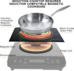 Duxtop Portable Induction Cooktop, Countertop Burner Induction Hot Plate with LCD Sensor Touch 1800 Watts, Black 9610LS BT-200DZ - Image 4