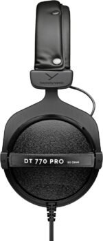 beyerdynamic DT 770 PRO 80 Ohm Over-Ear Studio Headphones in Gray. Enclosed Design, Wired for Professional Recording and Monitoring - Image 4