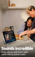 Amazon Echo Show 11 (newest model), Vibrant Full-HD 11" display with more viewing area and spatial audio, with Alexa+ Early Access, Glacier White - Image 4