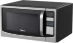 Impecca 1.6 Cu.Ft. Countertop Microwave, 1100W, Built-In Smart Sensor Cooking, 12.8-Inch Large Turntable, Stainless Steel - Image 3