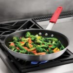 Tramontina Professional 12-Inch Non Stick Large Frying Pan, Heavy-Gauge Aluminum Skillet with Reinforced Nonstick Coating, Red Handle, Dishwasher and Oven Safe - Image 3
