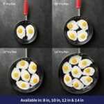 Tramontina Professional 12-Inch Non Stick Large Frying Pan, Heavy-Gauge Aluminum Skillet with Reinforced Nonstick Coating, Red Handle, Dishwasher and Oven Safe - Image 5