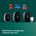 ecobee Smart Thermostat Premium with Smart Sensor and Air Quality Monitor - Programmable Wifi Thermostat - Works with Siri, Alexa, Google Assistant - Image 6