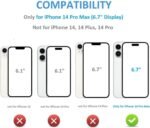 ONETOP Compatible with iPhone 14 Pro Max Wallet Case with Card Holder, PU Leather Kickstand Card Slots Case, Double Magnetic Clasp and Durable Shockproof Cover 6.7 Inch (Black) - Image 3