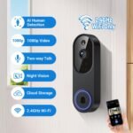 Wireless Video Doorbell Camera, Battery Powered, AI Human and Motion Detection, 2 Way Talk, Night Vision, Cloud Storage (Sold Separately), 2.4G WiFi Only, Indoor/Outdoor Surveillance - Image 3