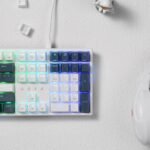 Redragon K668 RGB Gaming Keyboard, 108 Keys Wired Mechanical Keyboard w/Extra 4 Hotkeys, Sound Absorbing Foams, Upgraded Hot-swappable Socket, Mixed Color Keycaps x 2 Sets, Red Switch - Image 5