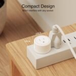 GHome Smart Plug, WiFi Smart Plugs Work with Alexa and Google Home, Smart Outlet Timer with APP Remote Control, 2.4GHz Wi-Fi Only, No Hub Required, ETL FCC Listed, White - Image 5