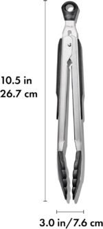 OXO Good Grips 9-Inch Locking Tongs with Nylon Heads - Image 4