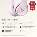 Beats Solo 4 - Wireless On-Ear Bluetooth Headphones, Up to 50-Hour Battery Life, Ultra-Lightweight Comfort, Powerful and Balanced Sound, Apple & Android Compatible - Cloud Pink - Image 3