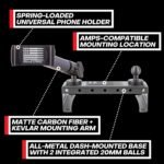 Bulletpoint Metal Dash Mount Phone Holder Compatible with 2015-2020 Ford F150 & 2017-2022 F250/F350 Super Duty - Dual 20mm Ball Dash F150 Phone Mount (Spring-Loaded) - Image 3