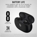 Beats Studio Buds - True Wireless Noise Cancelling Earbuds - Compatible with Apple & Android, Built-in Microphone, IPX4 Rating, Sweat Resistant Earphones, Class 1 Bluetooth Headphones - Black - Image 4