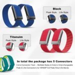 Multi-Pack Wrist Bands Compatible with Whoop 5.0, Peak, One & Life MG – Hydroknit Nylon, Sport Silicone, Premium Nylon – Replacement Straps with Hook, Clasp, Quick Link Slider - Image 3