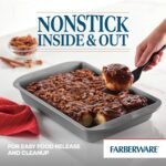 Farberware Nonstick Bakeware Baking Pan With Lid / Nonstick Cake Pan With Lid, Rectangle - 9 Inch x 13 Inch, Gray - Image 4