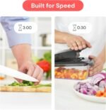Fullstar The Original Pro Chopper - Vegetable Chopper and Spiralizer, Food Chopper with Container, Fruit Slicer, Kitchen Gadgets & Gifts, Home Essentials (2 in 1, White) - Image 4